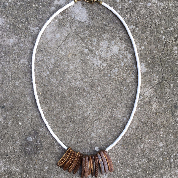 Sullivan Necklace | Coconut Fringe - burnmark