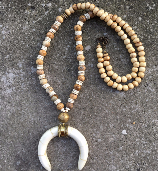 Perry Necklace | Almond - burnmark